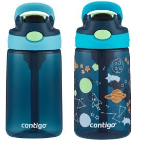 Kids Water Bottle with Redesigned AUTOSPOUT® Straw, 14 oz, 2 pack T2