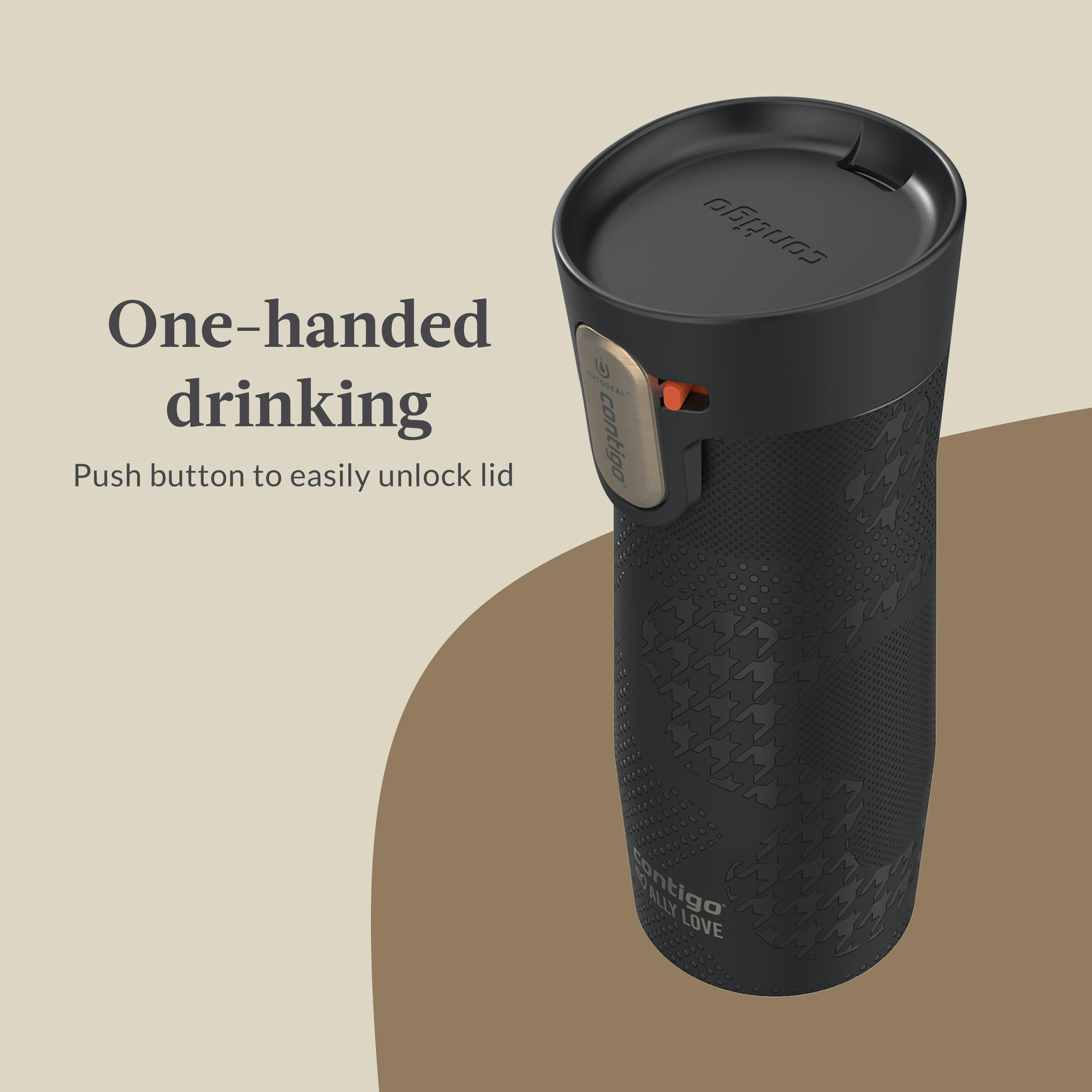 Contigo® x Ally Love West Loop 3.0 Stainless Steel Travel Mug with AUTOSEAL® Easy-Clean Lid, 16oz