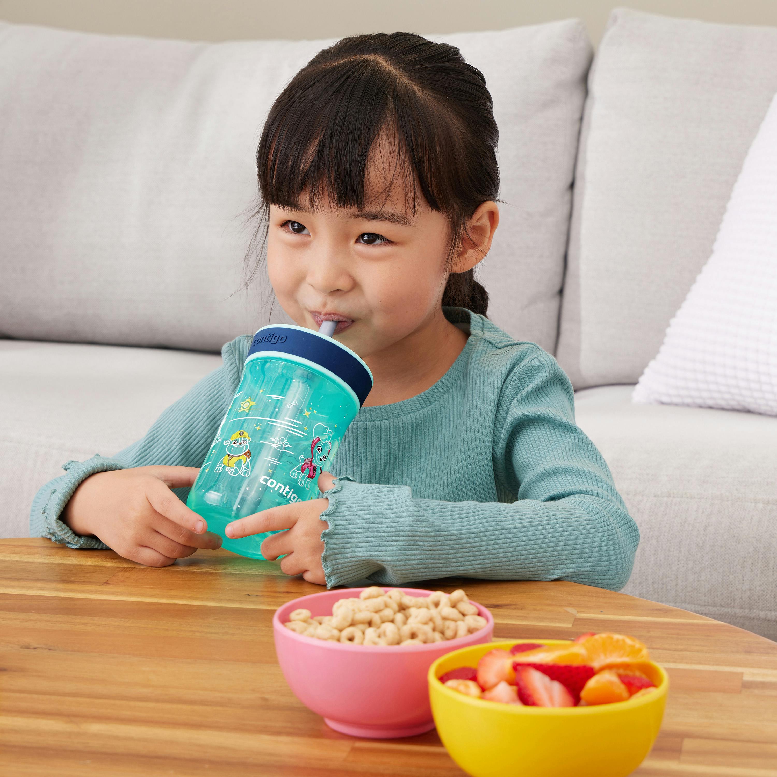 Contigo® Kids’ Leighton Straw Tumbler with Spill-Proof Leak-Proof Lid, 14oz