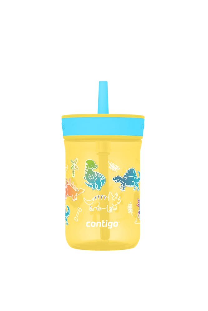 Kids’ Leighton Straw Tumbler with Spill-Proof Leak-Proof Lid, 14oz A2