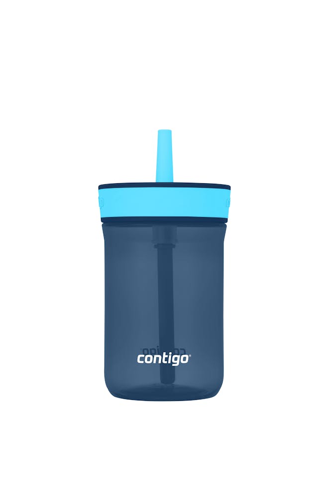 Kids’ Leighton Straw Tumbler with Spill-Proof Leak-Proof Lid, 14oz A2
