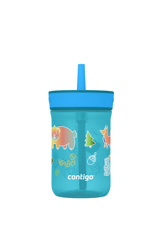 Kids’ Leighton Straw Tumbler with Spill-Proof Leak-Proof Lid, 14oz A2